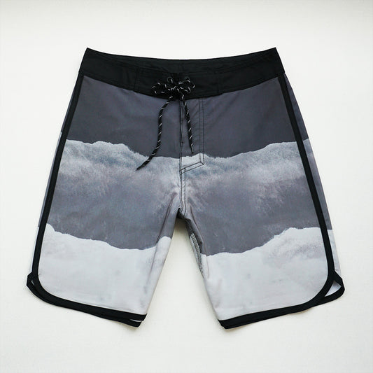 Men's Beach Shorts - In Stock | 4-Way Stretch Fabric, Digital Printing | Quick-Drying, Breathable, Water-Resistant & Sun-Protective | Cool Touch & Drape | Comfort-Focused