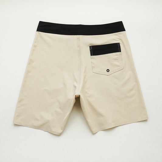 Men's Beach Shorts - Newly Upgraded | Seamless Fit Tech, 4-Way Stretch Fabric | Lightweight, Breathable, Cool-to-Touch & Sun-Protective | Athletic Design