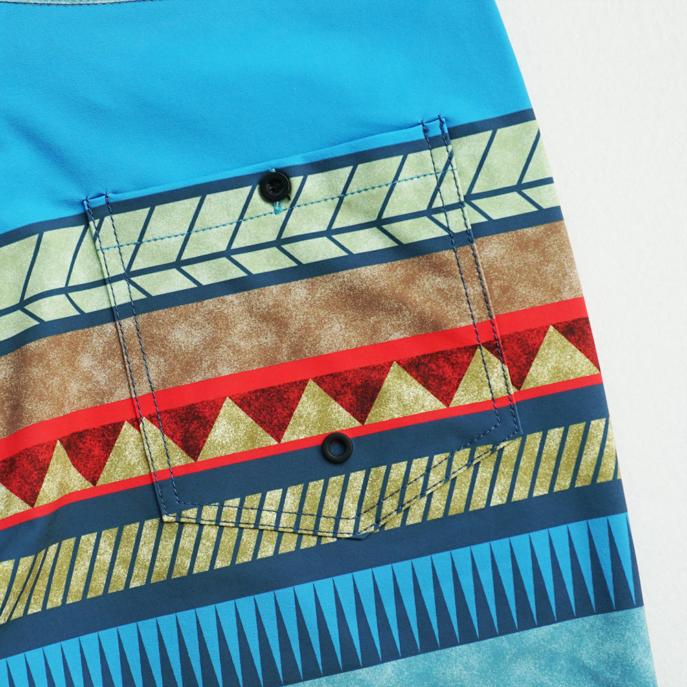 Men's Beach Shorts - In Stock | 4-Way Stretch Fabric, Digital Printing | Quick-Drying, Breathable, Water-Resistant & Sun-Protective | Cool Touch & Drape | Comfort-Focused