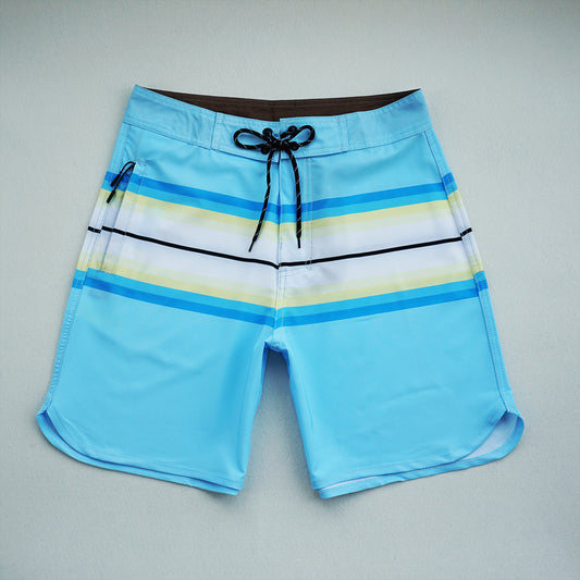 Men's Beach Shorts - In Stock | 4-Way Stretch Fabric, Digital Printing | Quick-Drying, Breathable, Water-Resistant & Sun-Protective | Cool Touch & Drape | Comfort-Focused