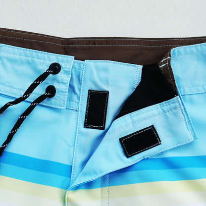Men's Beach Shorts - In Stock | 4-Way Stretch Fabric, Digital Printing | Quick-Drying, Breathable, Water-Resistant & Sun-Protective | Cool Touch & Drape | Comfort-Focused