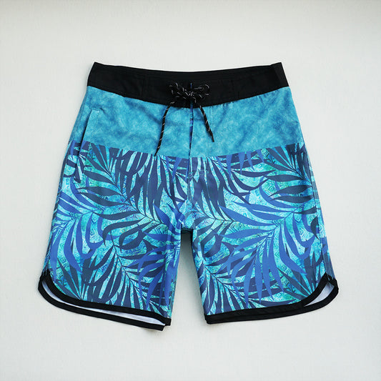 Men's Beach Shorts - In Stock | 4-Way Stretch Fabric, Digital Printing | Quick-Drying, Breathable, Water-Resistant & Sun-Protective | Cool Touch & Drape | Comfort-Focused