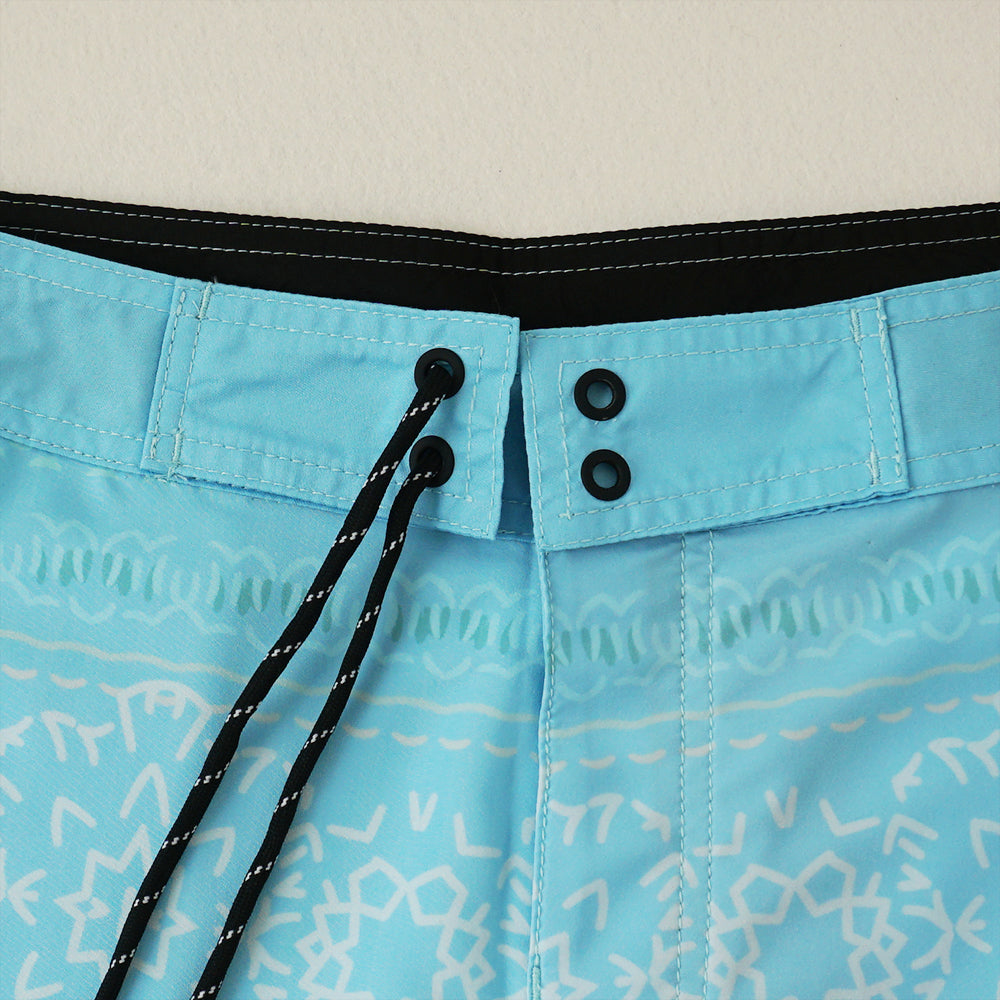 Men's Beach Shorts - In Stock | 4-Way Stretch Fabric, Digital Printing | Quick-Drying, Breathable, Water-Resistant & Sun-Protective | Cool Touch & Drape | Comfort-Focused