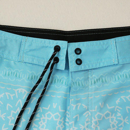 Men's Beach Shorts - In Stock | 4-Way Stretch Fabric, Digital Printing | Quick-Drying, Breathable, Water-Resistant & Sun-Protective | Cool Touch & Drape | Comfort-Focused