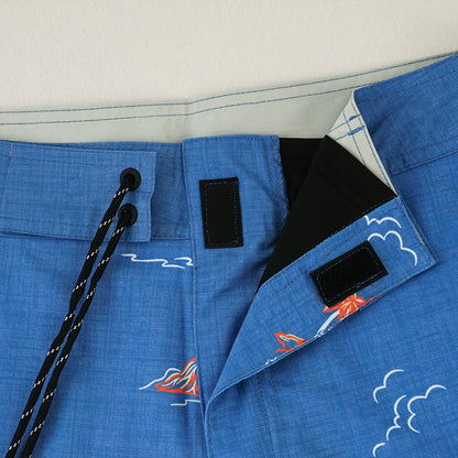 Men's Beach Shorts - In Stock | 4-Way Stretch Fabric, Digital Printing | Quick-Drying, Breathable, Water-Resistant & Sun-Protective | Cool Touch & Drape | Comfort-Focused