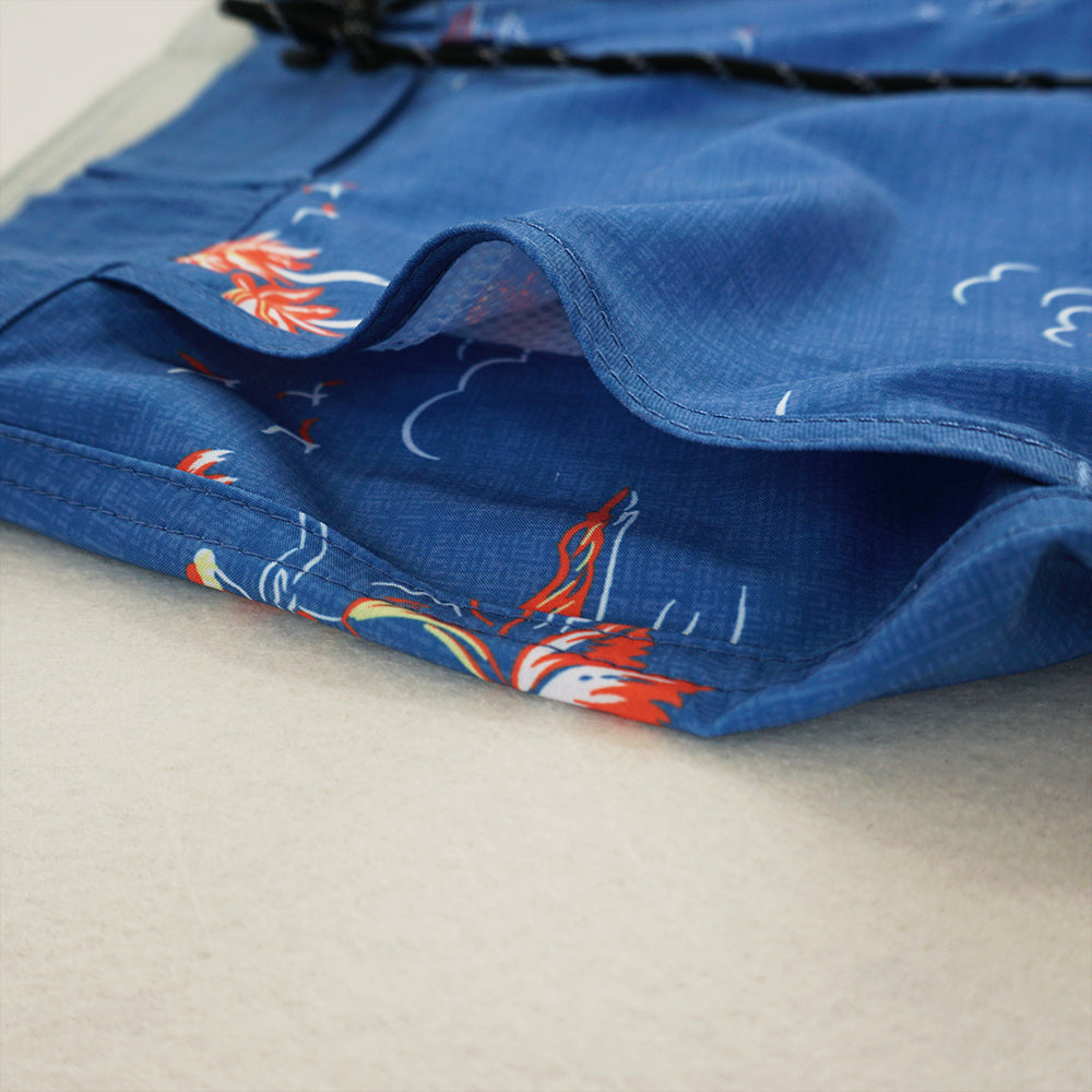 Men's Beach Shorts - In Stock | 4-Way Stretch Fabric, Digital Printing | Quick-Drying, Breathable, Water-Resistant & Sun-Protective | Cool Touch & Drape | Comfort-Focused