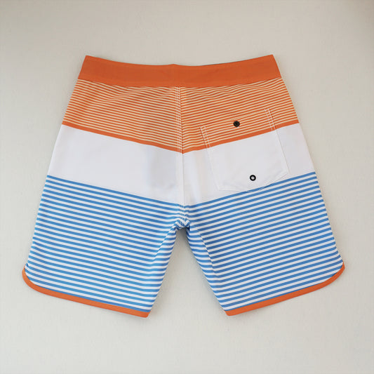 Men's Beach Shorts - In Stock | 4-Way Stretch Fabric, Digital Printing | Quick-Drying, Breathable, Water-Resistant & Sun-Protective | Cool Touch & Drape | Comfort-Focused
