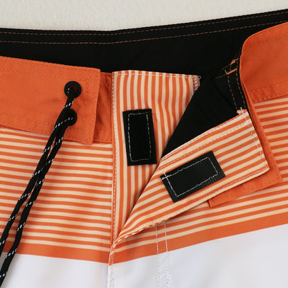 Men's Beach Shorts - In Stock | 4-Way Stretch Fabric, Digital Printing | Quick-Drying, Breathable, Water-Resistant & Sun-Protective | Cool Touch & Drape | Comfort-Focused