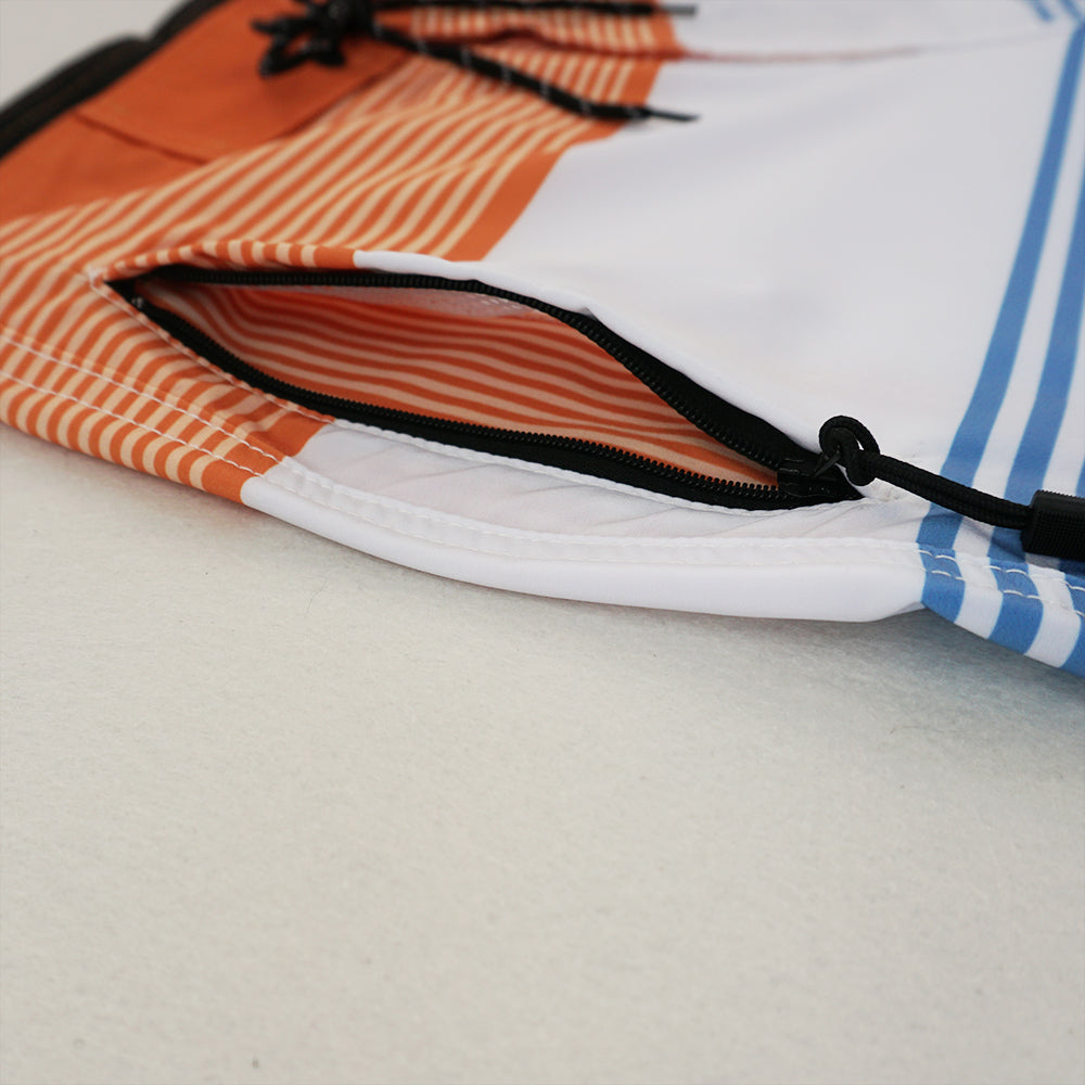 Men's Beach Shorts - In Stock | 4-Way Stretch Fabric, Digital Printing | Quick-Drying, Breathable, Water-Resistant & Sun-Protective | Cool Touch & Drape | Comfort-Focused