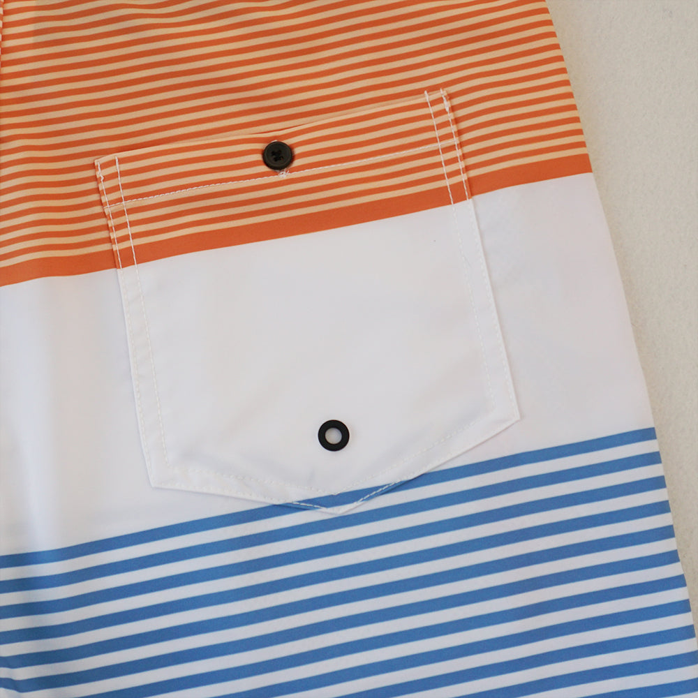 Men's Beach Shorts - In Stock | 4-Way Stretch Fabric, Digital Printing | Quick-Drying, Breathable, Water-Resistant & Sun-Protective | Cool Touch & Drape | Comfort-Focused
