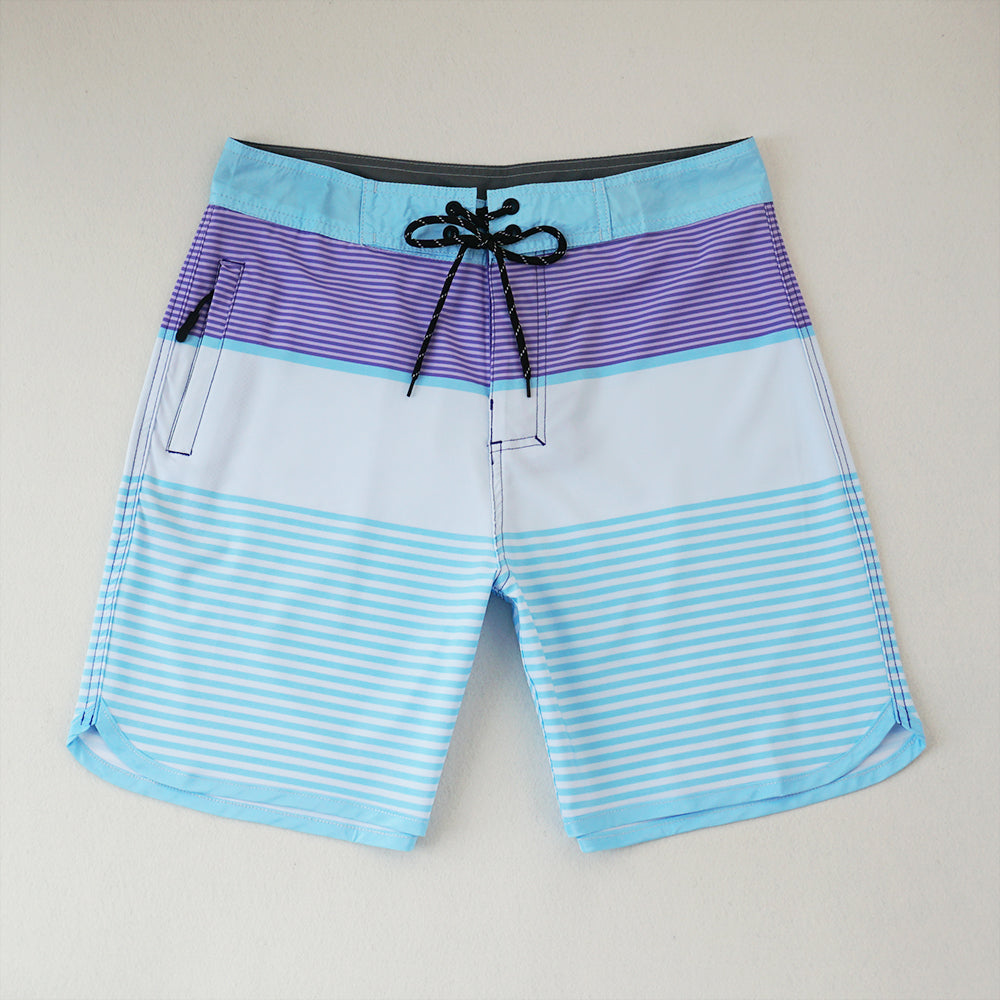 Men's Beach Shorts - In Stock | 4-Way Stretch Fabric, Digital Printing | Quick-Drying, Breathable, Water-Resistant & Sun-Protective | Cool Touch & Drape | Comfort-Focused