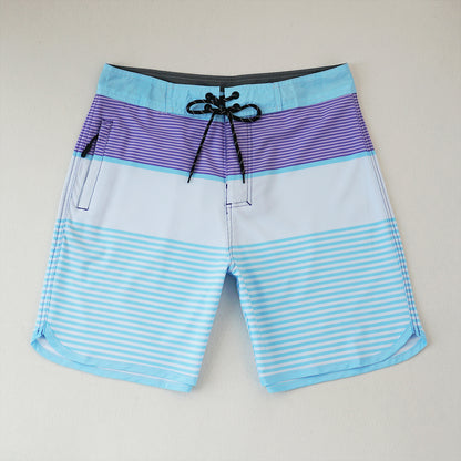 Men's Beach Shorts - In Stock | 4-Way Stretch Fabric, Digital Printing | Quick-Drying, Breathable, Water-Resistant & Sun-Protective | Cool Touch & Drape | Comfort-Focused