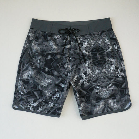 Men's Beach Shorts - In Stock | 4-Way Stretch Fabric, Digital Printing | Quick-Drying, Breathable, Water-Resistant & Sun-Protective | Cool Touch & Drape | Comfort-Focused