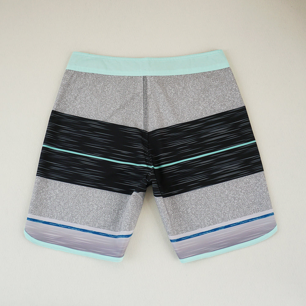 Men's Beach Shorts - In Stock | 4-Way Stretch Fabric, Digital Printing | Quick-Drying, Breathable, Water-Resistant & Sun-Protective | Cool Touch & Drape | Comfort-Focused