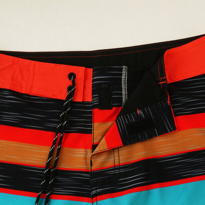 Men's Beach Shorts - In Stock | 4-Way Stretch Fabric, Digital Printing | Quick-Drying, Breathable, Water-Resistant & Sun-Protective | Cool Touch & Drape | Comfort-Focused