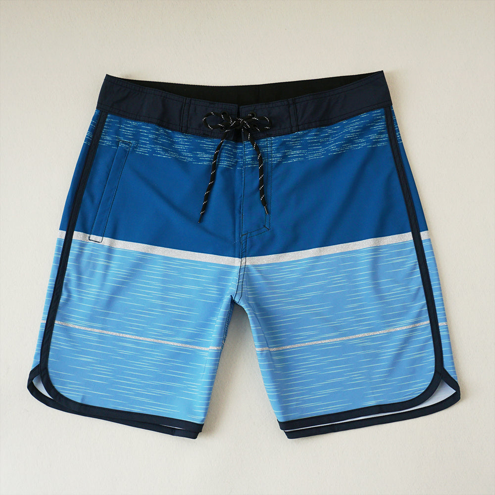 Men's Beach Shorts - In Stock | 4-Way Stretch Fabric, Digital Printing | Quick-Drying, Breathable, Water-Resistant & Sun-Protective | Cool Touch & Drape | Comfort-Focused