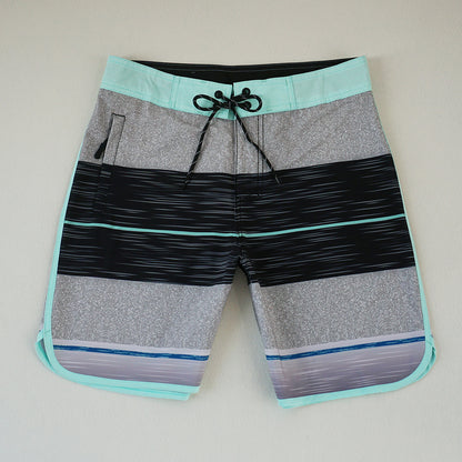 Men's Beach Shorts - In Stock | 4-Way Stretch Fabric, Digital Printing | Quick-Drying, Breathable, Water-Resistant & Sun-Protective | Cool Touch & Drape | Comfort-Focused
