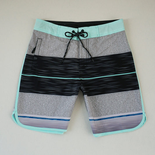 Men's Beach Shorts - In Stock | 4-Way Stretch Fabric, Digital Printing | Quick-Drying, Breathable, Water-Resistant & Sun-Protective | Cool Touch & Drape | Comfort-Focused