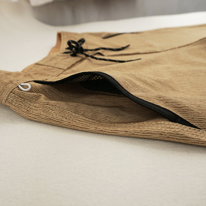 Men's Summer Beach Shorts - In Stock | 4-Way Stretch, Solid & Minimalist | Quick-Drying, Water-Resistant, Sun-Protective & Breathable | Customizable Logo | Athletic Style