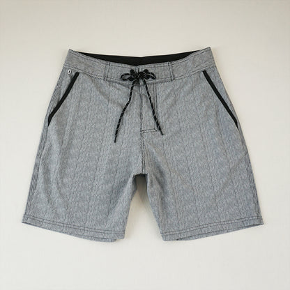 Men's Summer Beach Shorts - In Stock | 4-Way Stretch, Solid & Minimalist | Quick-Drying, Water-Resistant, Sun-Protective & Breathable | Customizable Logo | Athletic Style