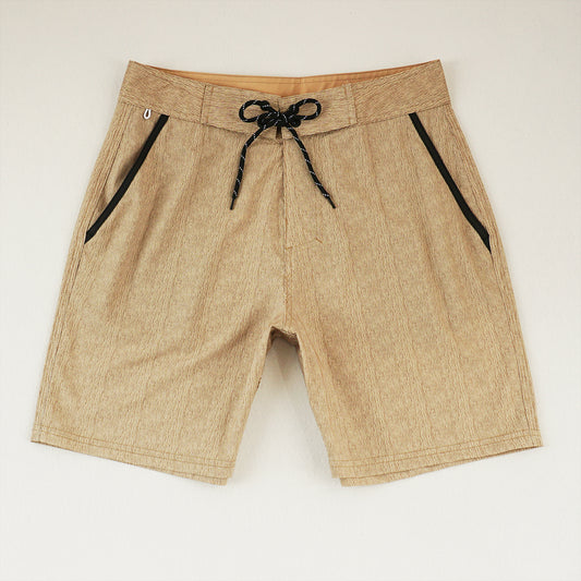 Men's Summer Beach Shorts - In Stock | 4-Way Stretch, Solid & Minimalist | Quick-Drying, Water-Resistant, Sun-Protective & Breathable | Customizable Logo | Athletic Style
