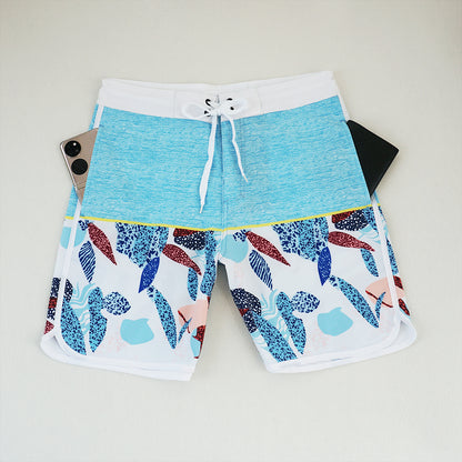 Men's Beach Shorts - In Stock | 4-Way Stretch Fabric, Digital Printing | Quick-Drying, Breathable, Water-Resistant & Sun-Protective | Cool Touch & Drape | Comfort-Focused