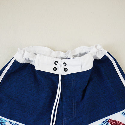 Men's Beach Shorts - In Stock | 4-Way Stretch Fabric, Digital Printing | Quick-Drying, Breathable, Water-Resistant & Sun-Protective | Cool Touch & Drape | Comfort-Focused