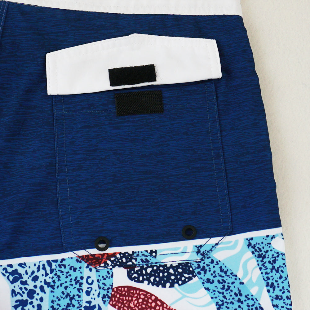 Men's Beach Shorts - In Stock | 4-Way Stretch Fabric, Digital Printing | Quick-Drying, Breathable, Water-Resistant & Sun-Protective | Cool Touch & Drape | Comfort-Focused
