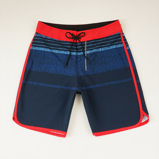 Men's Beach Shorts - In Stock | 4-Way Stretch Fabric, Digital Printing | Quick-Drying, Breathable, Water-Resistant & Sun-Protective | Cool Touch & Drape | Comfort-Focused