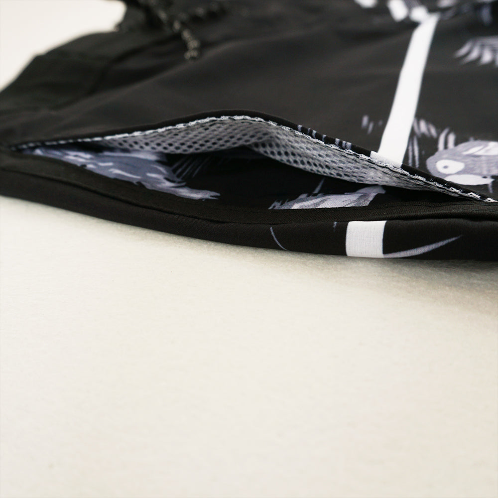 Men's Beach Shorts - In Stock | 4-Way Stretch Fabric, Digital Printing | Quick-Drying, Breathable, Water-Resistant & Sun-Protective | Cool Touch & Drape | Comfort-Focused
