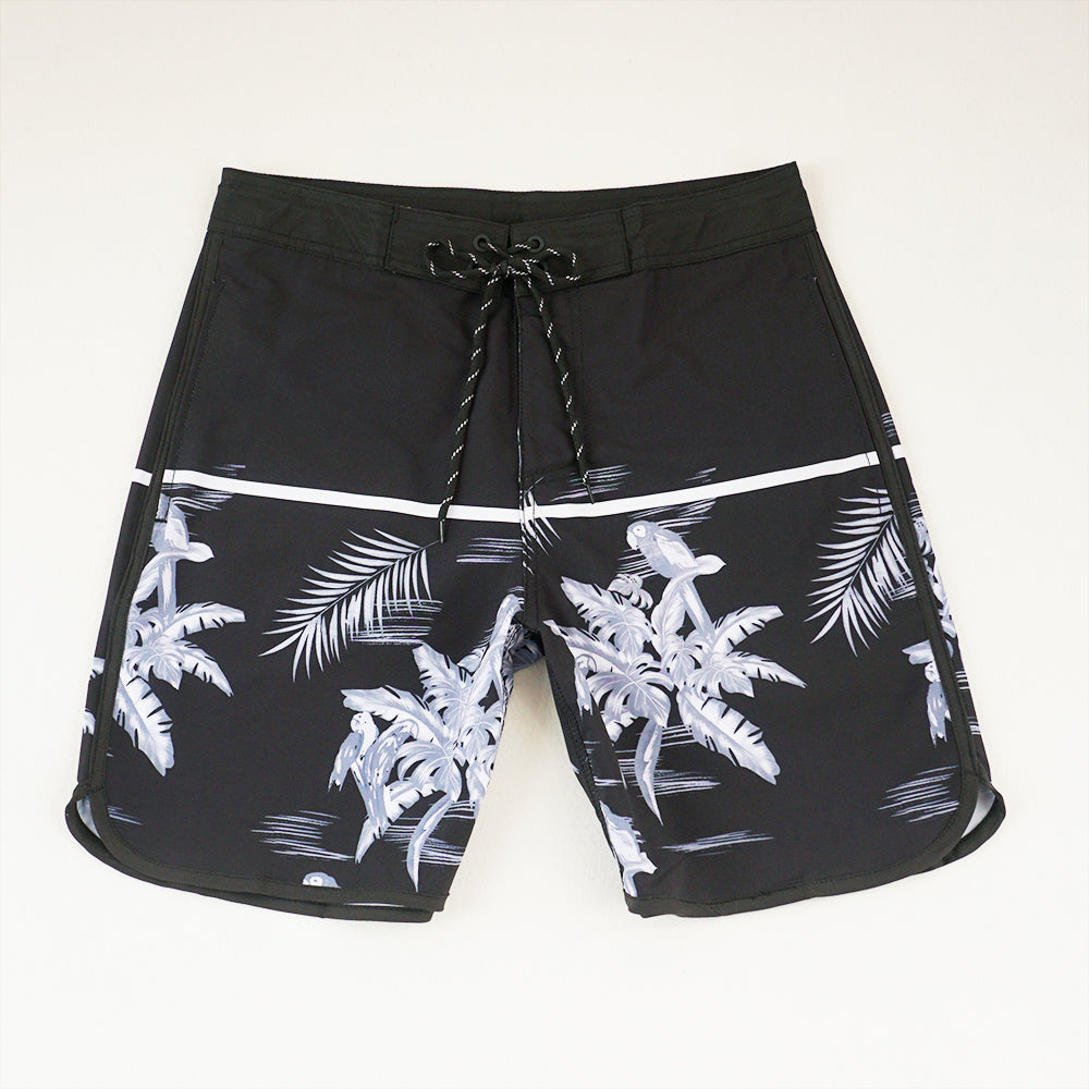 Men's Beach Shorts - In Stock | 4-Way Stretch Fabric, Digital Printing | Quick-Drying, Breathable, Water-Resistant & Sun-Protective | Cool Touch & Drape | Comfort-Focused