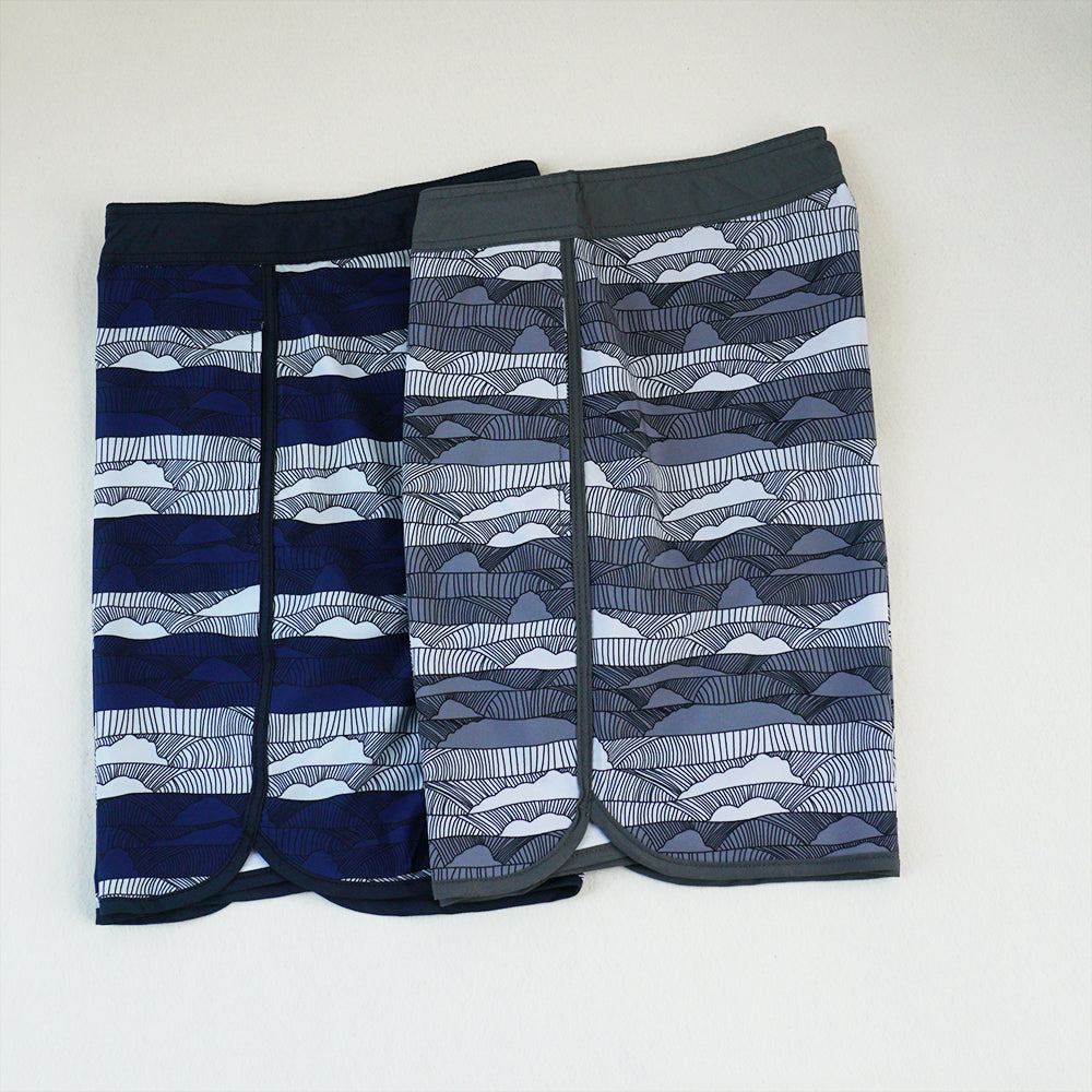 Men's Beach Shorts - In Stock | 4-Way Stretch Fabric, Digital Printing | Quick-Drying, Breathable, Water-Resistant & Sun-Protective | Cool Touch & Drape | Comfort-Focused