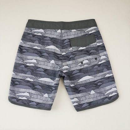 Men's Beach Shorts - In Stock | 4-Way Stretch Fabric, Digital Printing | Quick-Drying, Breathable, Water-Resistant & Sun-Protective | Cool Touch & Drape | Comfort-Focused