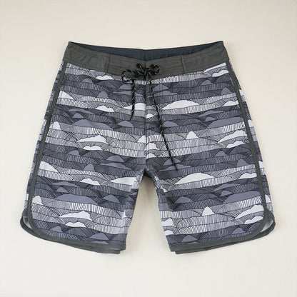 Men's Beach Shorts - In Stock | 4-Way Stretch Fabric, Digital Printing | Quick-Drying, Breathable, Water-Resistant & Sun-Protective | Cool Touch & Drape | Comfort-Focused