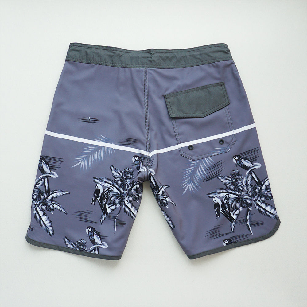 Men's Beach Shorts - In Stock | 4-Way Stretch Fabric, Digital Printing | Quick-Drying, Breathable, Water-Resistant & Sun-Protective | Cool Touch & Drape | Comfort-Focused