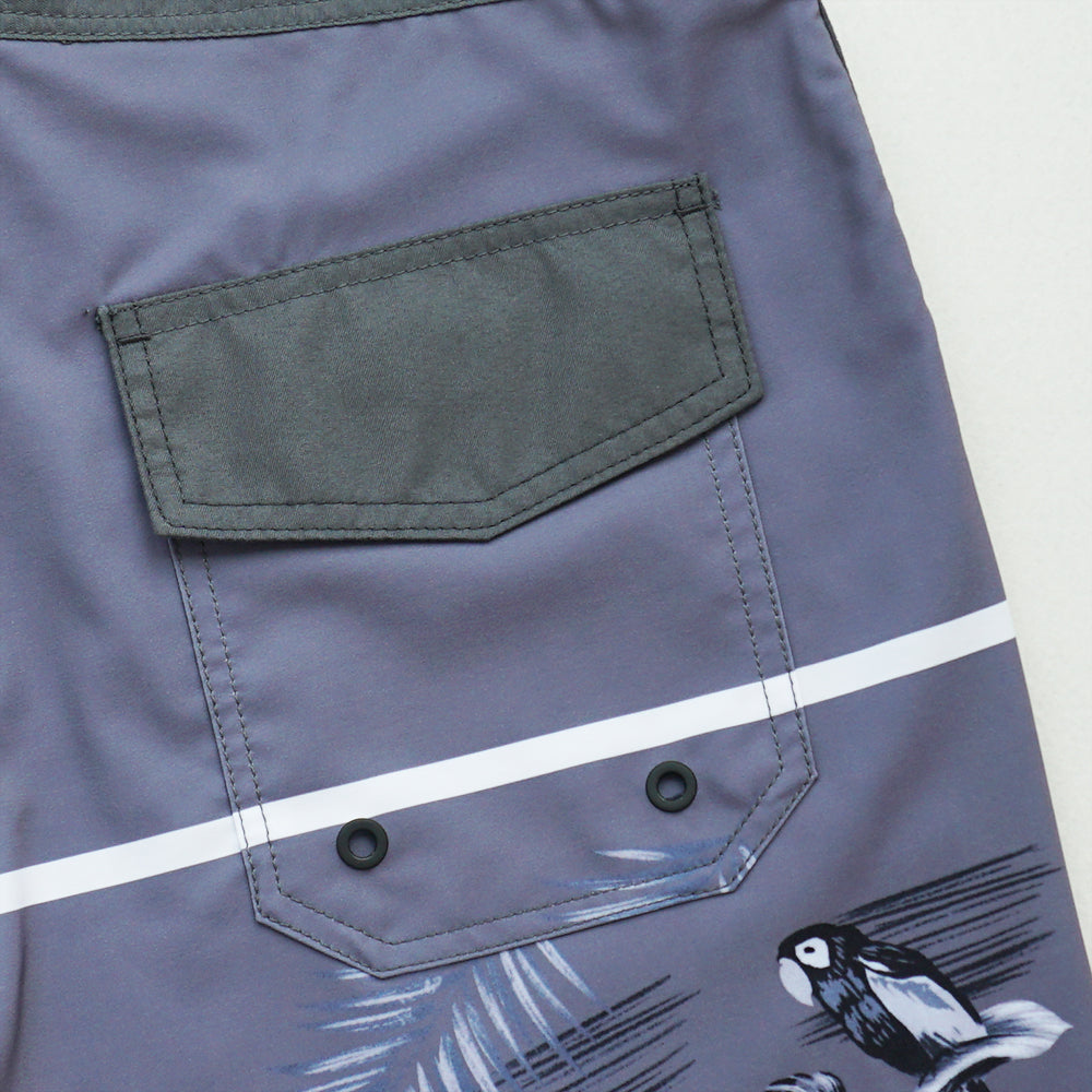 Men's Beach Shorts - In Stock | 4-Way Stretch Fabric, Digital Printing | Quick-Drying, Breathable, Water-Resistant & Sun-Protective | Cool Touch & Drape | Comfort-Focused