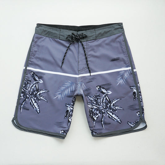Men's Beach Shorts - In Stock | 4-Way Stretch Fabric, Digital Printing | Quick-Drying, Breathable, Water-Resistant & Sun-Protective | Cool Touch & Drape | Comfort-Focused