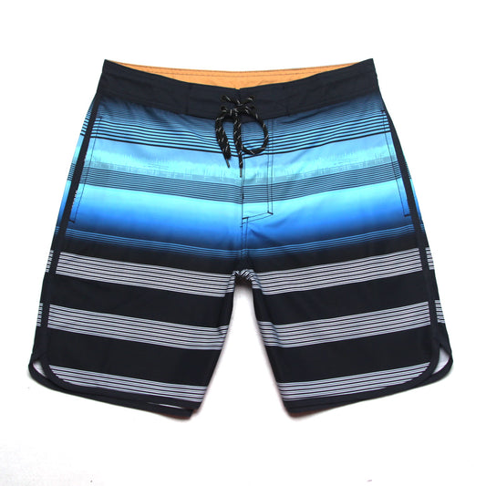Men's Beach Shorts - In Stock | 4-Way Stretch Fabric, Digital Printing | Quick-Drying, Breathable, Water-Resistant & Sun-Protective | Cool Touch & Drape | Comfort-Focused