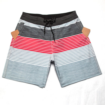 Men's Beach Shorts - In Stock | 4-Way Stretch Fabric, Digital Printing | Quick-Drying, Breathable, Water-Resistant & Sun-Protective | Cool Touch & Drape | Comfort-Focused