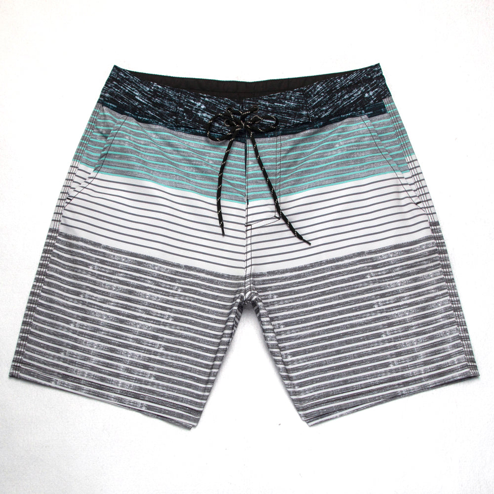 Men's Beach Shorts - In Stock | 4-Way Stretch Fabric, Digital Printing | Quick-Drying, Breathable, Water-Resistant & Sun-Protective | Cool Touch & Drape | Comfort-Focused