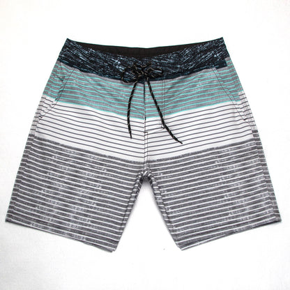 Men's Beach Shorts - In Stock | 4-Way Stretch Fabric, Digital Printing | Quick-Drying, Breathable, Water-Resistant & Sun-Protective | Cool Touch & Drape | Comfort-Focused