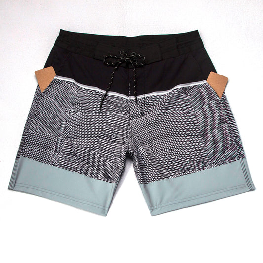 Men's Beach Shorts - In Stock | 4-Way Stretch Fabric, Digital Printing | Quick-Drying, Breathable, Water-Resistant & Sun-Protective | Cool Touch & Drape | Comfort-Focused