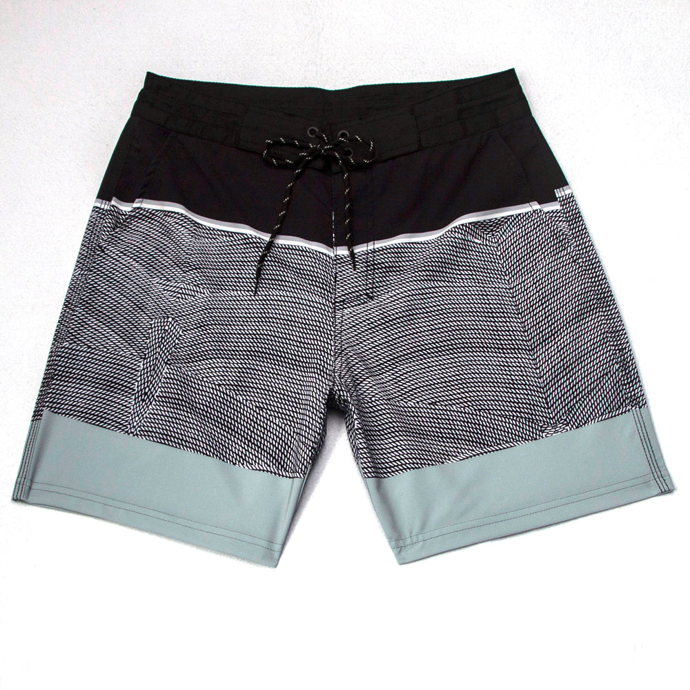 Men's Beach Shorts - In Stock | 4-Way Stretch Fabric, Digital Printing | Quick-Drying, Breathable, Water-Resistant & Sun-Protective | Cool Touch & Drape | Comfort-Focused