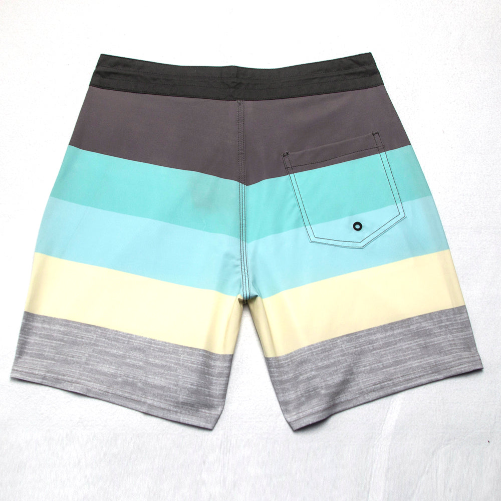 Men's Beach Shorts - In Stock | 4-Way Stretch Fabric, Digital Printing | Quick-Drying, Breathable, Water-Resistant & Sun-Protective | Cool Touch & Drape | Comfort-Focused