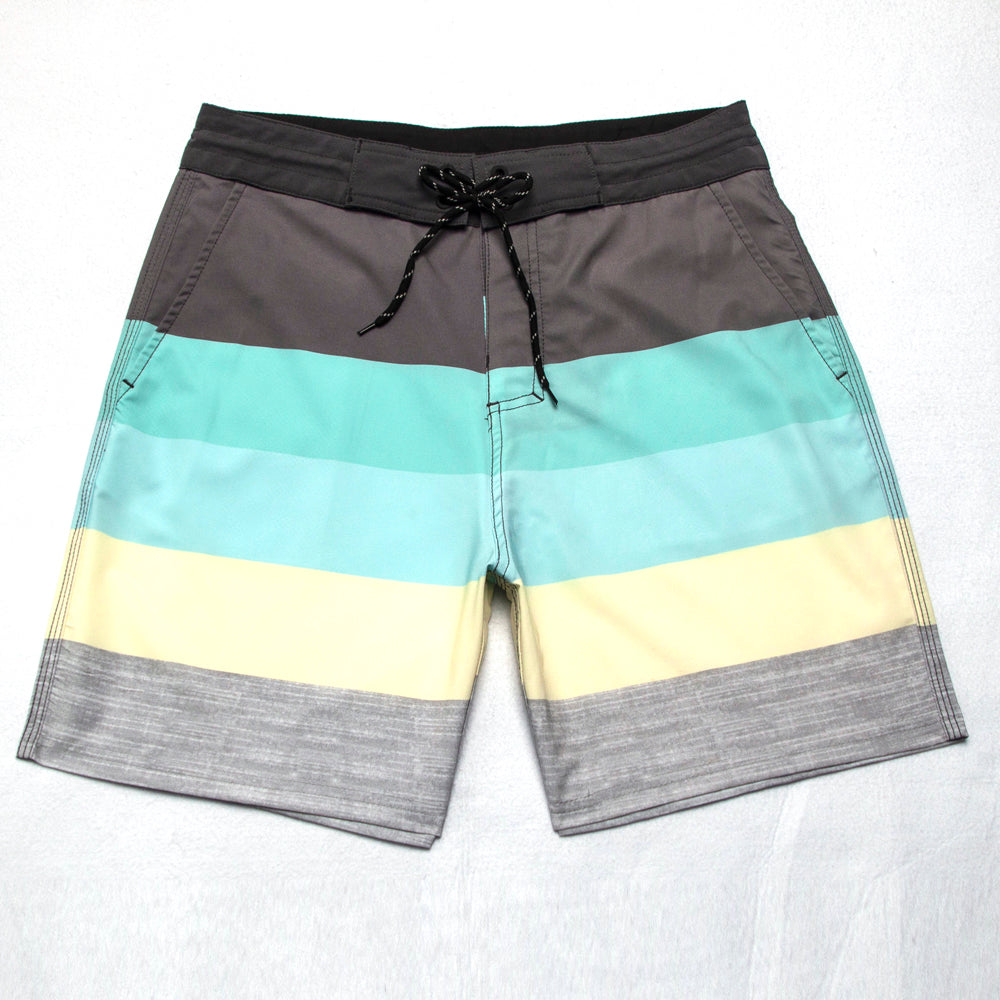 Men's Beach Shorts - In Stock | 4-Way Stretch Fabric, Digital Printing | Quick-Drying, Breathable, Water-Resistant & Sun-Protective | Cool Touch & Drape | Comfort-Focused