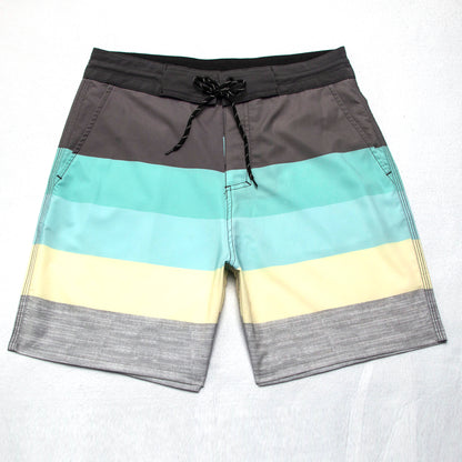 Men's Beach Shorts - In Stock | 4-Way Stretch Fabric, Digital Printing | Quick-Drying, Breathable, Water-Resistant & Sun-Protective | Cool Touch & Drape | Comfort-Focused