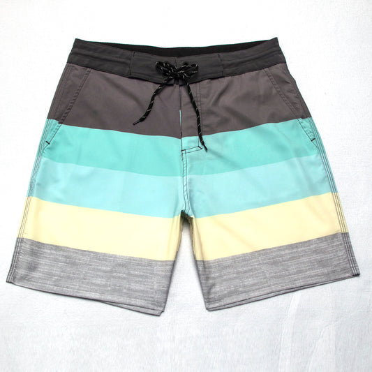 Men's Beach Shorts - In Stock | 4-Way Stretch Fabric, Digital Printing | Quick-Drying, Breathable, Water-Resistant & Sun-Protective | Cool Touch & Drape | Comfort-Focused