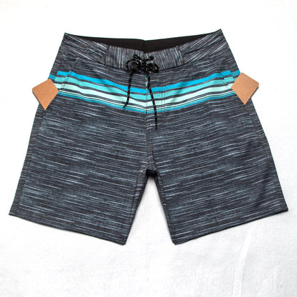 Men's Beach Shorts - In Stock | 4-Way Stretch Fabric, Digital Printing | Quick-Drying, Breathable, Water-Resistant & Sun-Protective | Cool Touch & Drape | Comfort-Focused