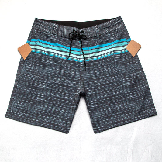 Men's Beach Shorts - In Stock | 4-Way Stretch Fabric, Digital Printing | Quick-Drying, Breathable, Water-Resistant & Sun-Protective | Cool Touch & Drape | Comfort-Focused