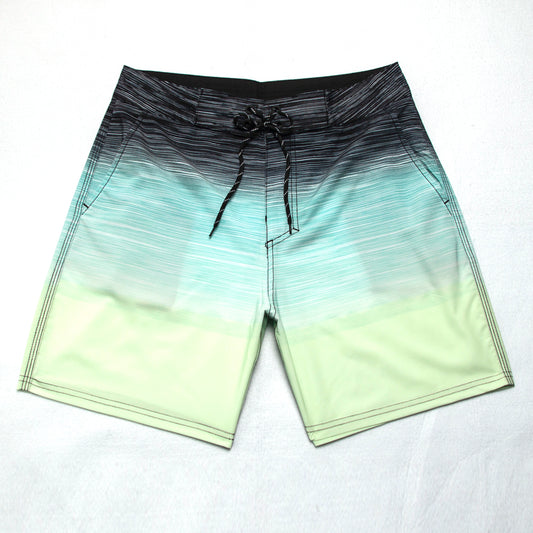 Men's Beach Shorts - In Stock | 4-Way Stretch Fabric, Digital Printing | Quick-Drying, Breathable, Water-Resistant & Sun-Protective | Cool Touch & Drape | Comfort-Focused